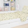 ΣΕΝΤΟΝΙΑ ΕΜΠΡΙΜΕ ΣΕΤ 3 τεμ kids Birds 16 160Χ240 Ecru Flannel cotton 100%