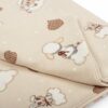 ΣΕΝΤΟΝΙΑ ΕΜΠΡΙΜΕ ΣΕΤ 3 τεμ kids Προβατάκι 07 160Χ240 Beige Flannel cotton 100%