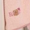 ΚΑΠΑ Με Κέντημα bebe Baby Bear 162 75X85 Ροζ 100% Cotton