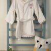 ΜΠΟΥΡΝΟΥΖΙ Με Κέντημα bebe Rabbit Girl 147 SIZE:02 Λευκό 100% Cotton