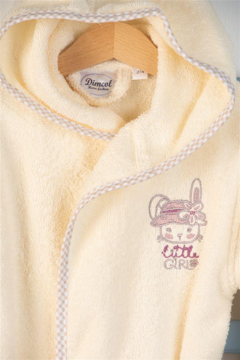 ΜΠΟΥΡΝΟΥΖΙ Με Κέντημα bebe Rabbit Girl 148 SIZE:02 Εκρού 100% Cotton