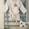 ΜΠΟΥΡΝΟΥΖΙ Με Κέντημα bebe Star Bear 152 SIZE:02 Λευκό 100% Cotton