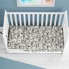 ΣΕΝΤΟΝΙΑ ΕΜΠΡΙΜΕ ΣΕΤ 3 τεμ bebe Panda Bear 96 120X160 Grey 100% Cotton Flannel