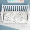 ΣΕΝΤΟΝΙΑ ΕΜΠΡΙΜΕ ΣΕΤ 3 τεμ bebe Zoo 29 120X160 White 100% Cotton Flannel