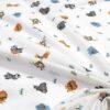 ΣΕΝΤΟΝΙΑ ΕΜΠΡΙΜΕ ΣΕΤ 3 τεμ bebe Zoo 29 120X160 White 100% Cotton Flannel