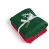 Χριστουγεννιάτικο Σετ Πετσέτες 2 τεμ. 40X60 Rudolph Κόκκινο-Πράσινο