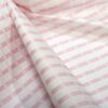 Ανεξίτηλο Τραπεζομάντηλο Νηματοβαφή White-Pink 140X140 100% Cotton