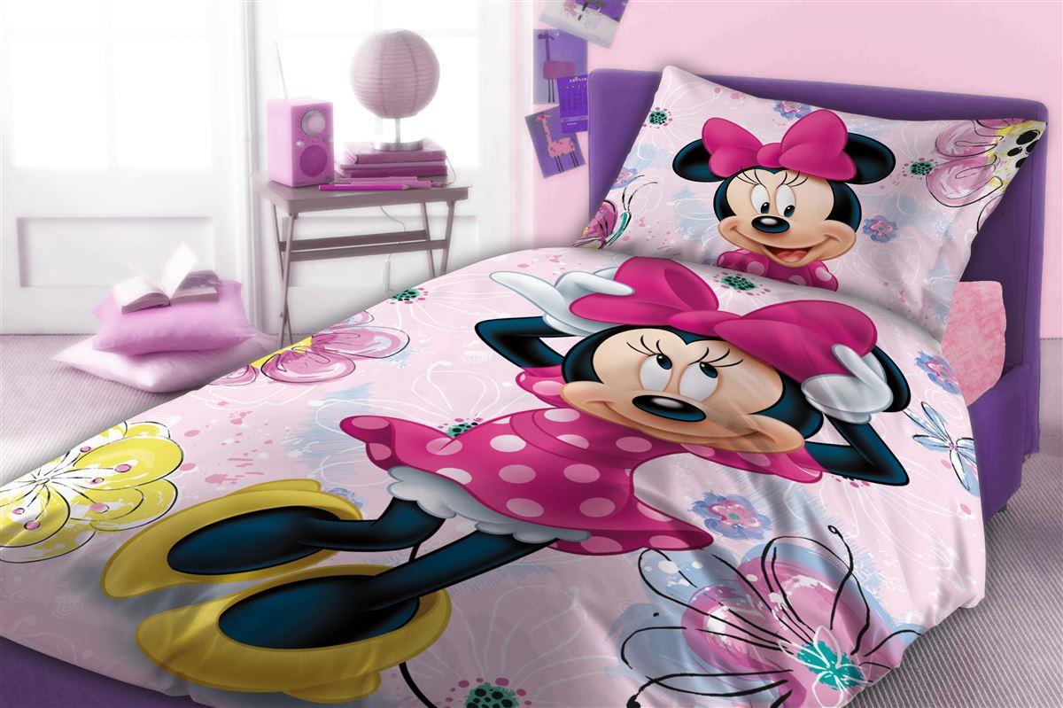 Παπλωματοθήκη Σετ 2 τεμ Disney Home Minnie 850 160X240 Pink 100% Cotton