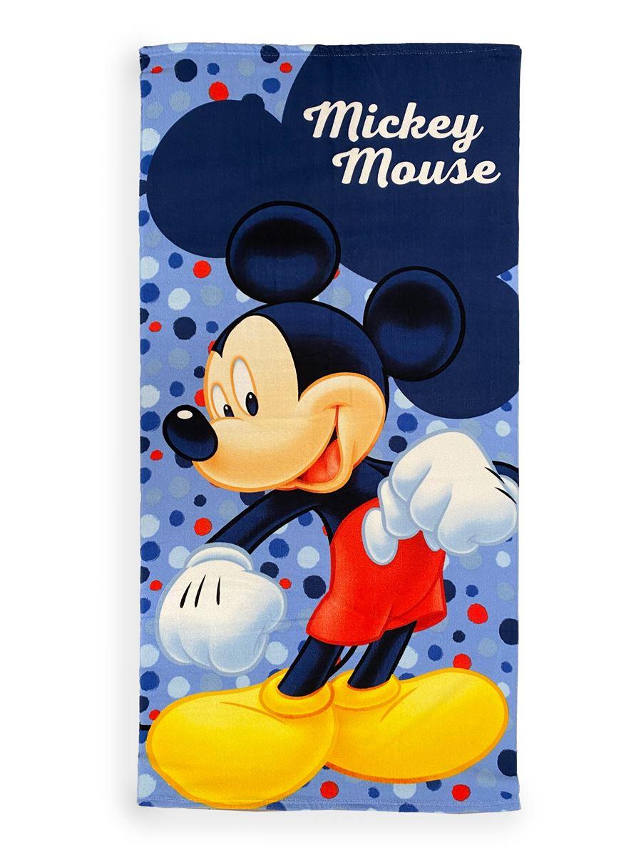 Πετσέτα Θαλάσσης Quick Dry Disney Home Mickey 16 70X140 Blue 100% Microfiber