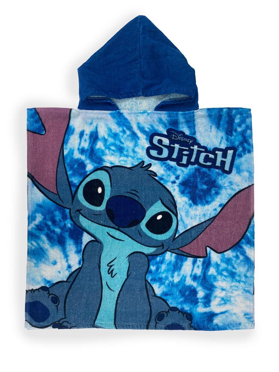 Πόντσο Θαλάσσης Quick Dry Disney Home Lilo & Stitch 35 50X100 Sky Blue 100% Microfiber