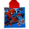 Πόντσο Θαλάσσης Quick Dry Marvel Spider-Man 17 50X100 Sky Blue 100% Microfiber