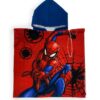 Πόντσο Θαλάσσης Quick Dry Marvel Spider-Man 25 50X100 Red 100% Microfiber