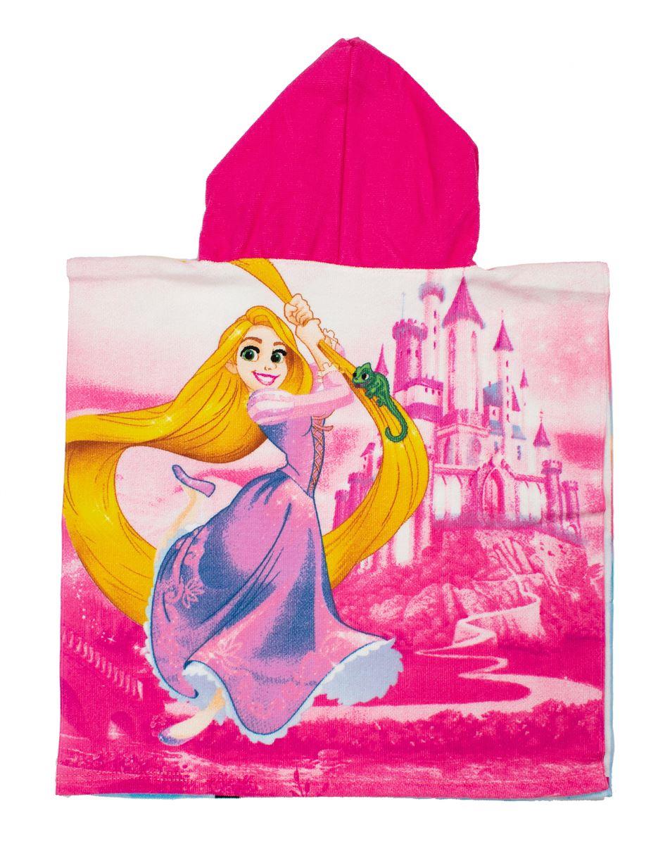 Πόντσο Θαλάσσης Quick Dry Disney Home Princess 24 50X100 Pink 100% Microfiber