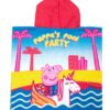 Πόντσο Θαλάσσης Quick Dry Hasbro Peppa Pig 32 50X100 Pink 100% Microfiber