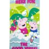 Πετσέτα Θαλάσσης Quick Dry Hasbro Peppa Pig 12 70X140 Green 100% Microfiber