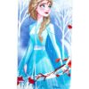 Πετσέτα Θαλάσσης Quick Dry Disney Home Frozen 10 70X140 Ice Blue 100% Microfiber