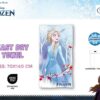 Πετσέτα Θαλάσσης Quick Dry Disney Home Frozen 10 70X140 Ice Blue 100% Microfiber