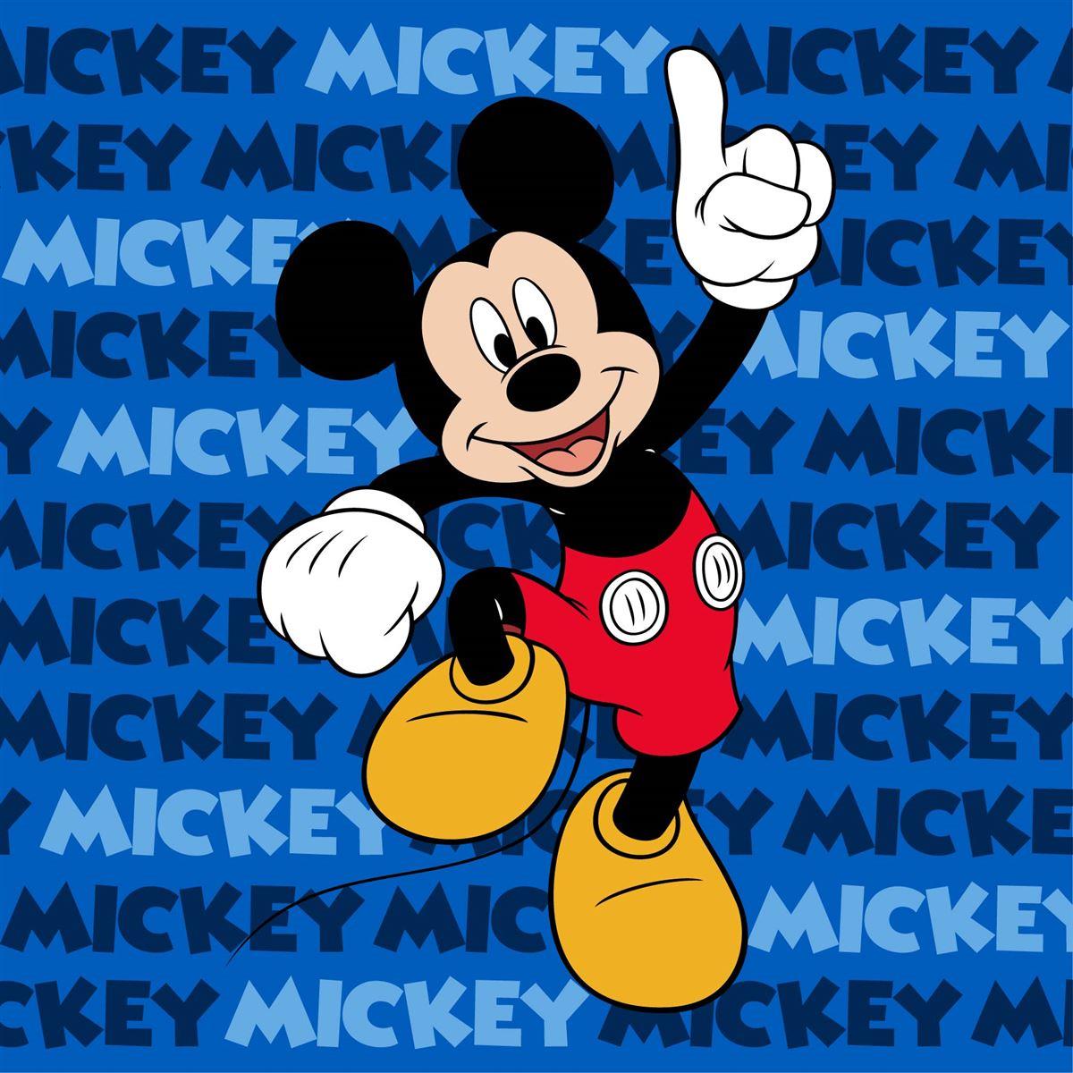 Λαβέτα Νηπιαγωγείου Disney Home Mickey 50 30X30 Blue 100% Polyester