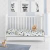 ΠΑΠΛΩΜΑ ΕΜΠΡΙΜΕ bebe Hearts 11 120X160 Grey-Green Cotton 100%