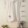 ΚΑΠΑ Με Κέντημα bebe Little Angel 142 75X85 Λευκό 100% Cotton