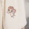 ΚΑΠΑ Με Κέντημα bebe Little Angel 142 75X85 Λευκό 100% Cotton