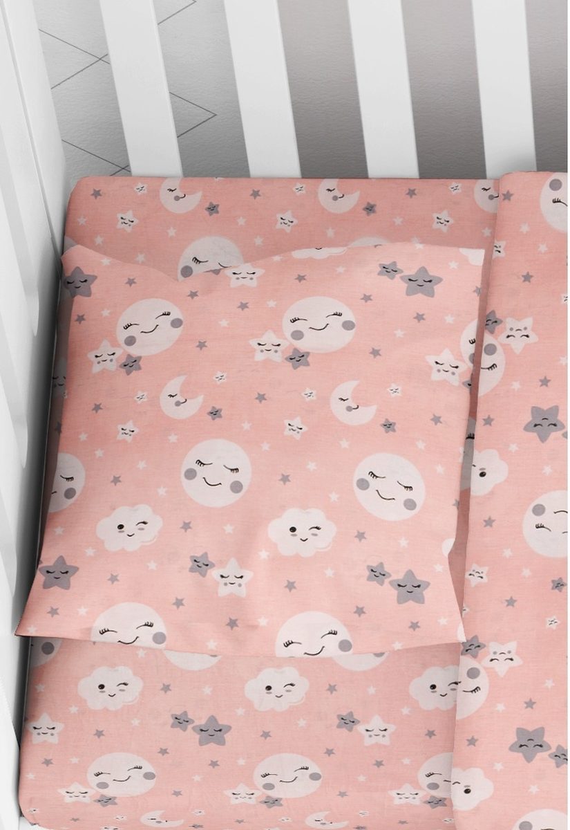 ΜΑΞΙΛΑΡΟΘΗΚΗ ΕΜΠΡΙΜΕ bebe Smile 82 35X45 Coral Cotton 100%