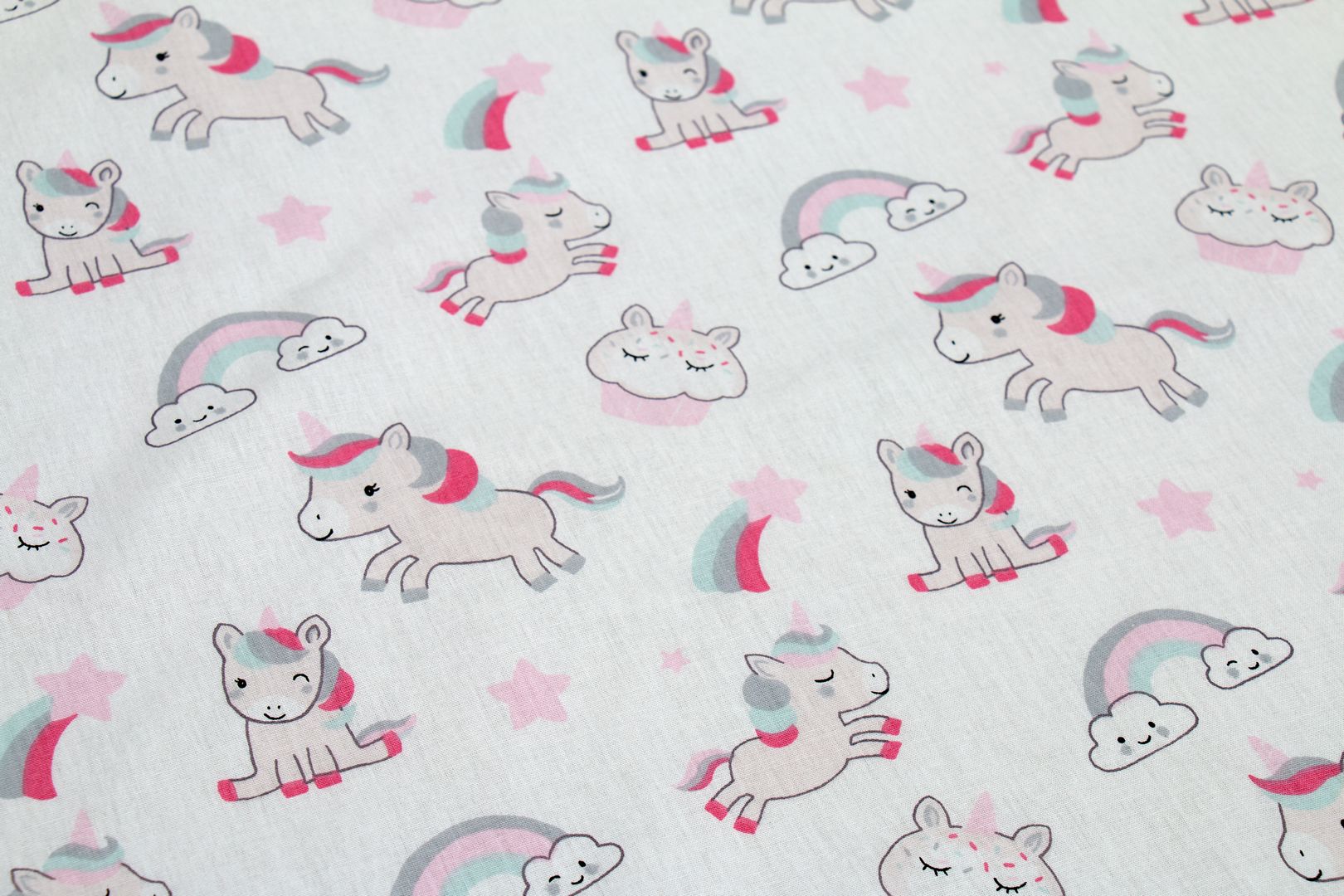 ΣΕΝΤΟΝΑΚΙ ΛΙΚΝΟΥ bebe Unicorn 108 80X110 White-Pink Cotton 100%