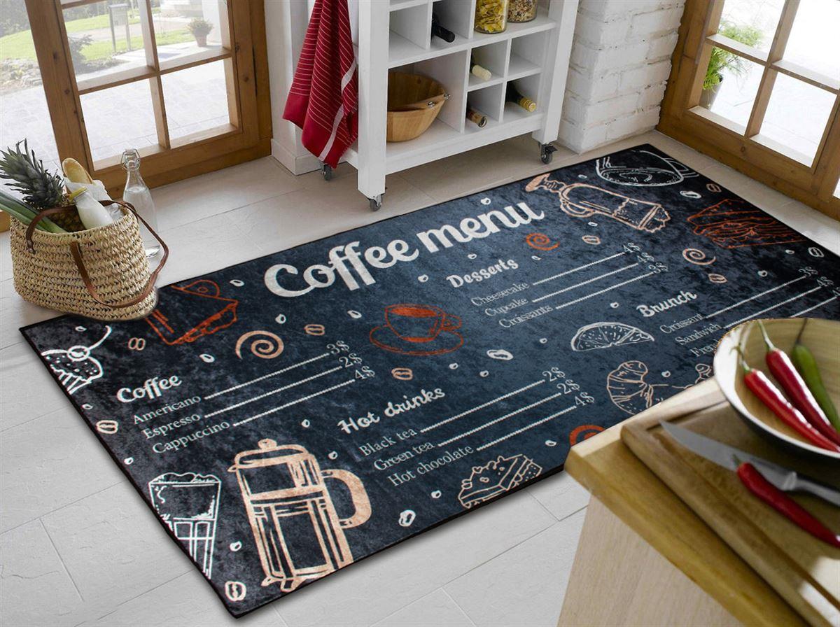 ΧΑΛΑΚΙ ΚΟΥΖΙΝΑΣ Coffee Menu 263 67X150 Polyester 100%