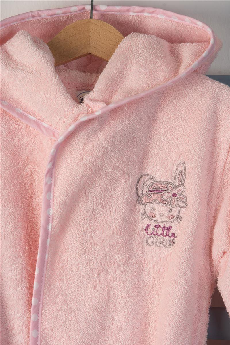 ΜΠΟΥΡΝΟΥΖΙ Με Κέντημα bebe Rabbit Girl 146 SIZE:02 Ροζ 100% Cotton