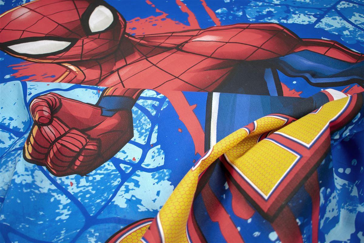 Παπλωματοθήκη Σετ 2 τεμ Marvel Spider-Man 710 160X240 Electric Blue 100% Cotton