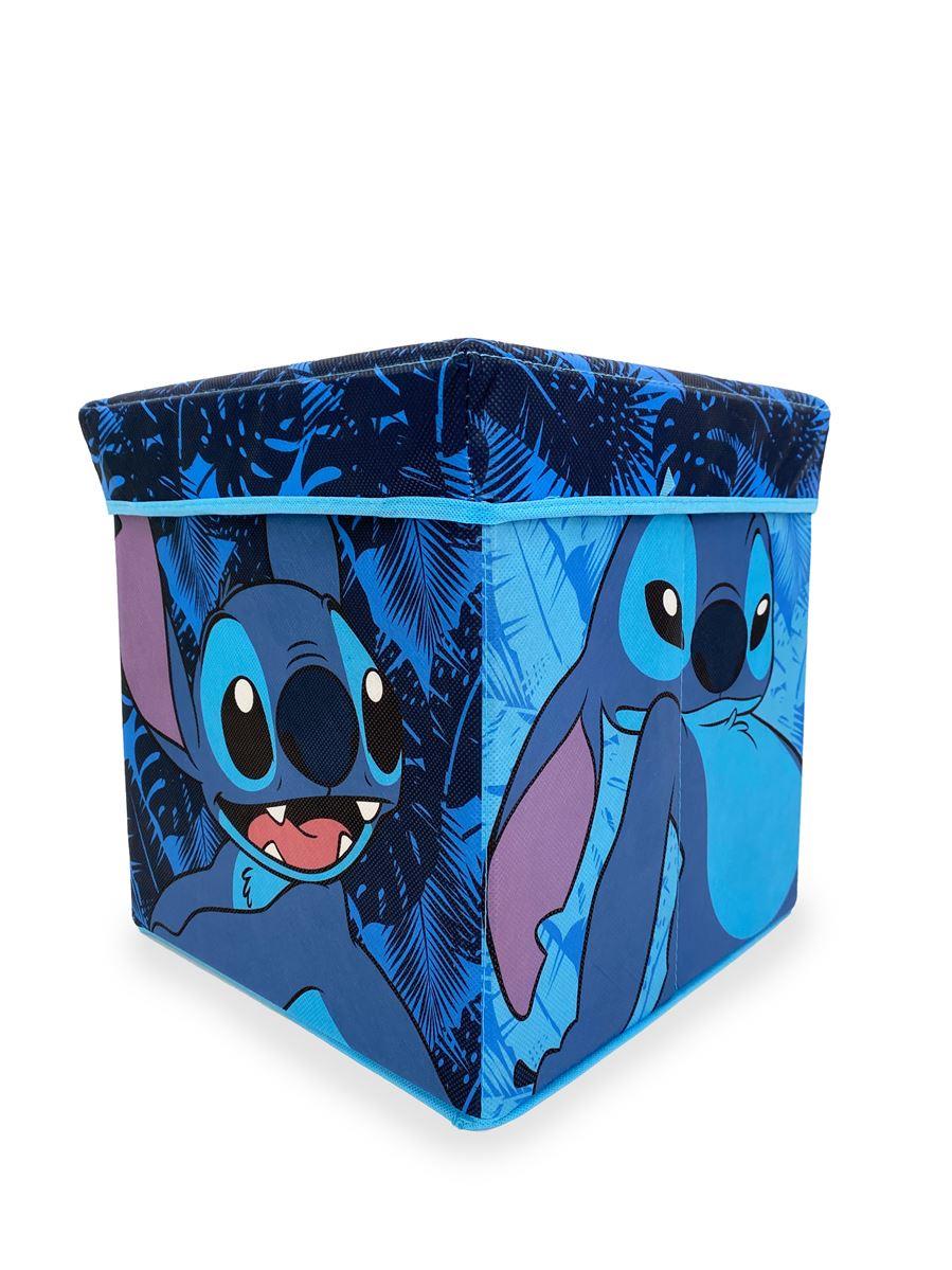 Κουτί-Σκαμπό Disney Home Lilo & Stitch 06 30X30X30 Blue 100% Polyester