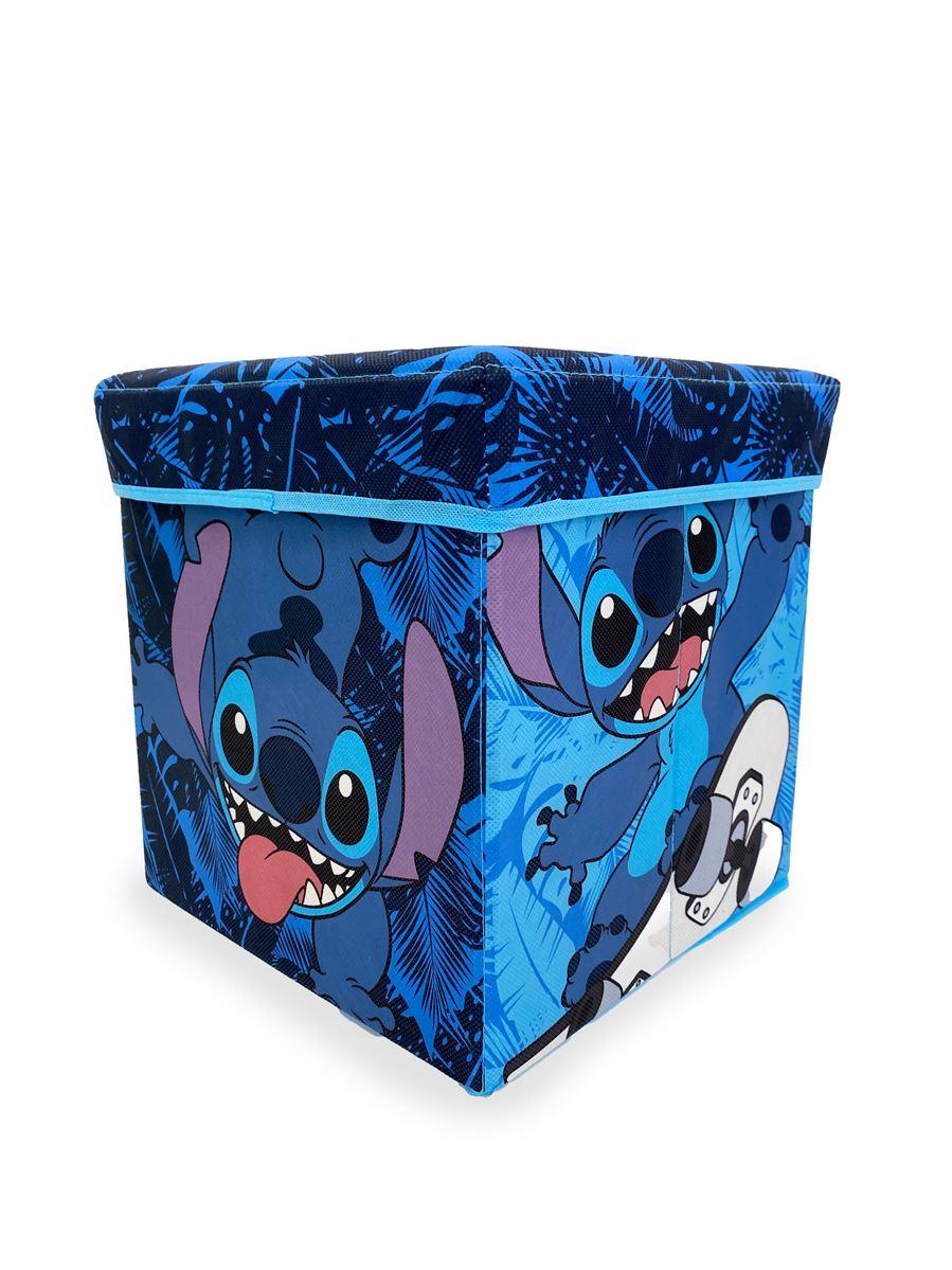 Κουτί-Σκαμπό Disney Home Lilo & Stitch 06 30X30X30 Blue 100% Polyester