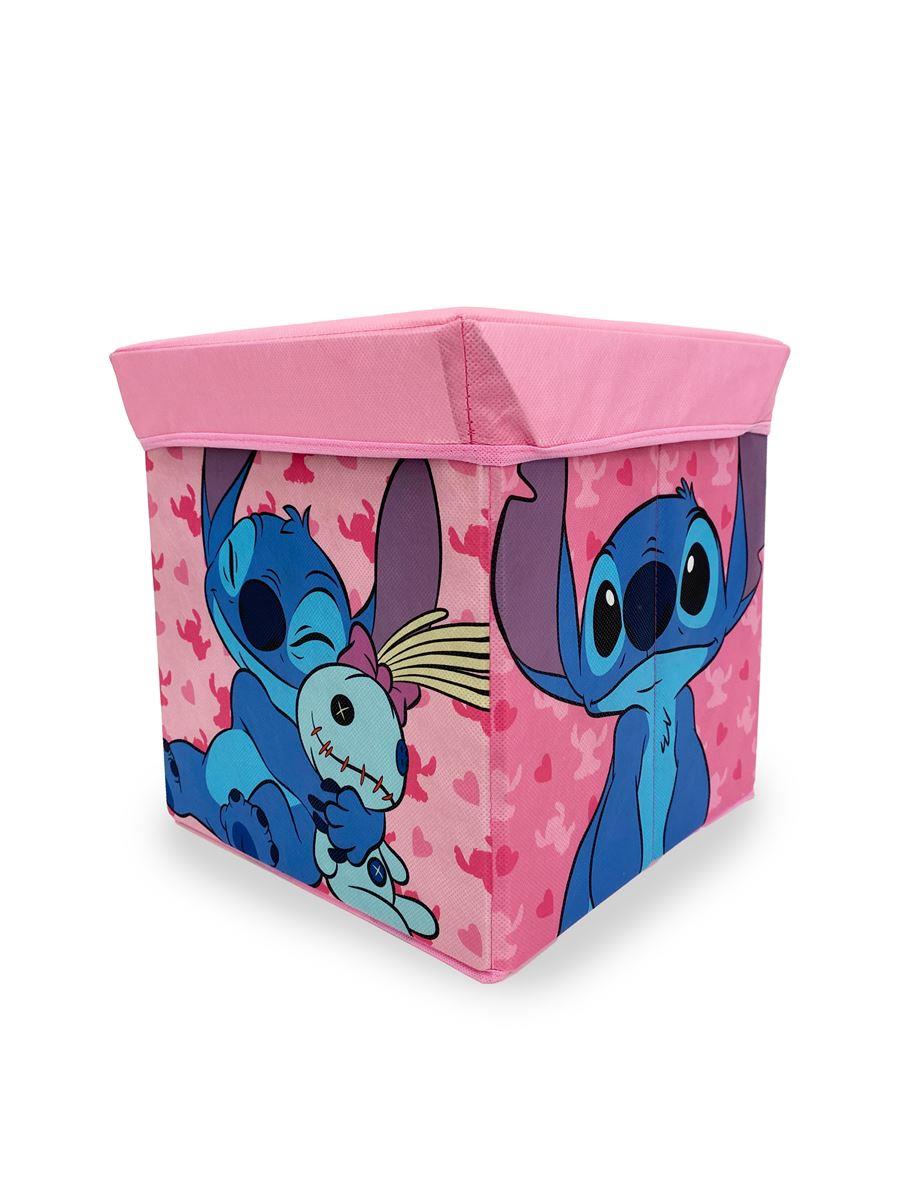 Κουτί-Σκαμπό Disney Home Lilo & Stitch 13 30X30X30 Pink 100% Polyester