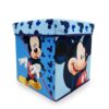 Κουτί-Σκαμπό Disney Home Mickey 14 30X30X30 Sky Blue 100% Polyester