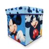 Κουτί-Σκαμπό Disney Home Mickey 14 30X30X30 Sky Blue 100% Polyester