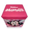 Κουτί-Σκαμπό Disney Home Minnie 07 30X30X30 Pink 100% Polyester