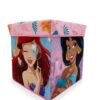 Κουτί-Σκαμπό Disney Home Princess 08 30X30X30 Coral 100% Polyester