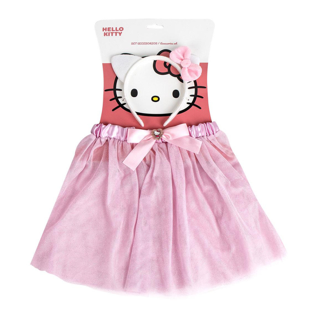 Hello Kitty σετ παιδική φούστα και κορδέλα