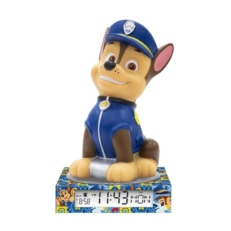 Παιδικό Ξυπνητήρι Νυχτερινό φωτιστικό Paw Patrol 3D