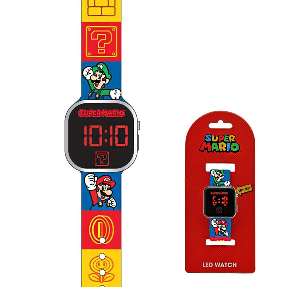 Παιδικό Ψηφιακό Ρολόι Super Mario Victory digital LED watch