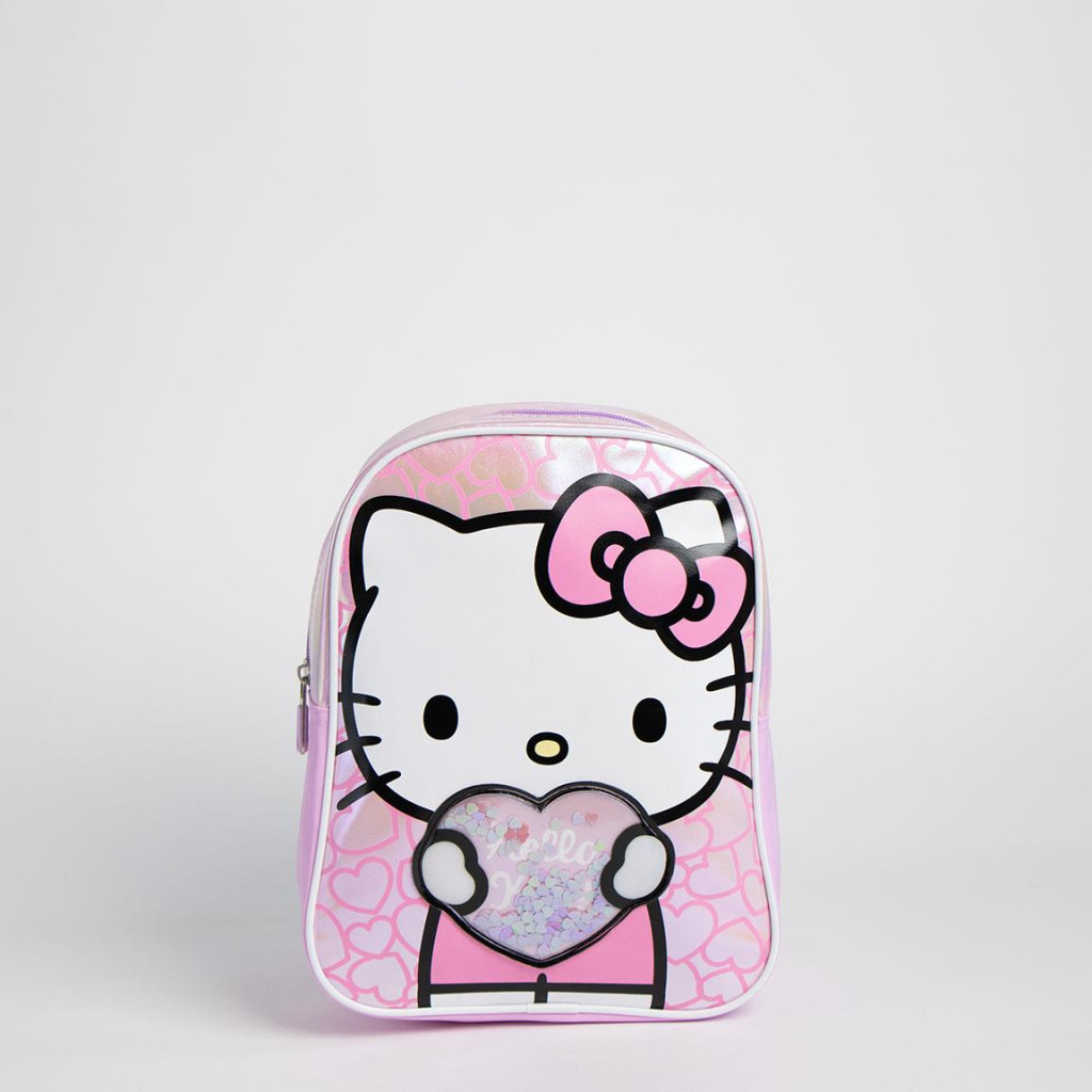 Hello Kitty Heart Ολογραφικό Παιδικό Σακίδιο Πλάτης 25×32 cm - Image 4