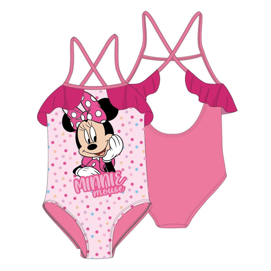 Disney Minnie Dotty Παιδικό μαγιό ολόσωμο 7/8 ετών