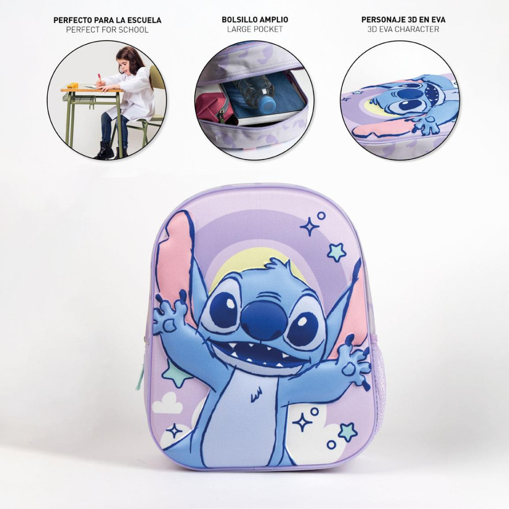 Disney Lilo & Stitch Cosmic Τρισδιάστατο Παιδικό Σακίδιο Πλάτης 31×25×10 cm - Image 4