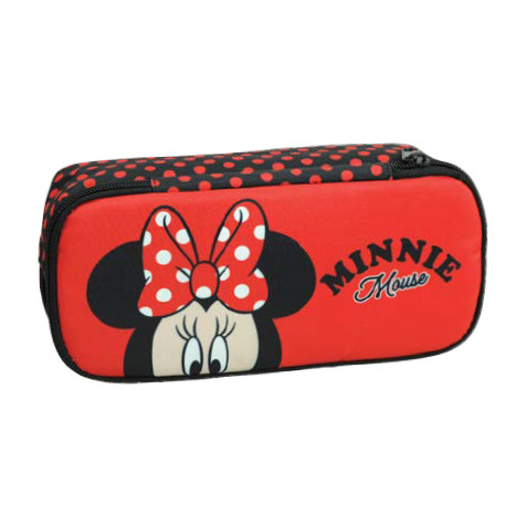 Disney minnie Red dots Κασετίνα 2 Θέσεων  26 cm