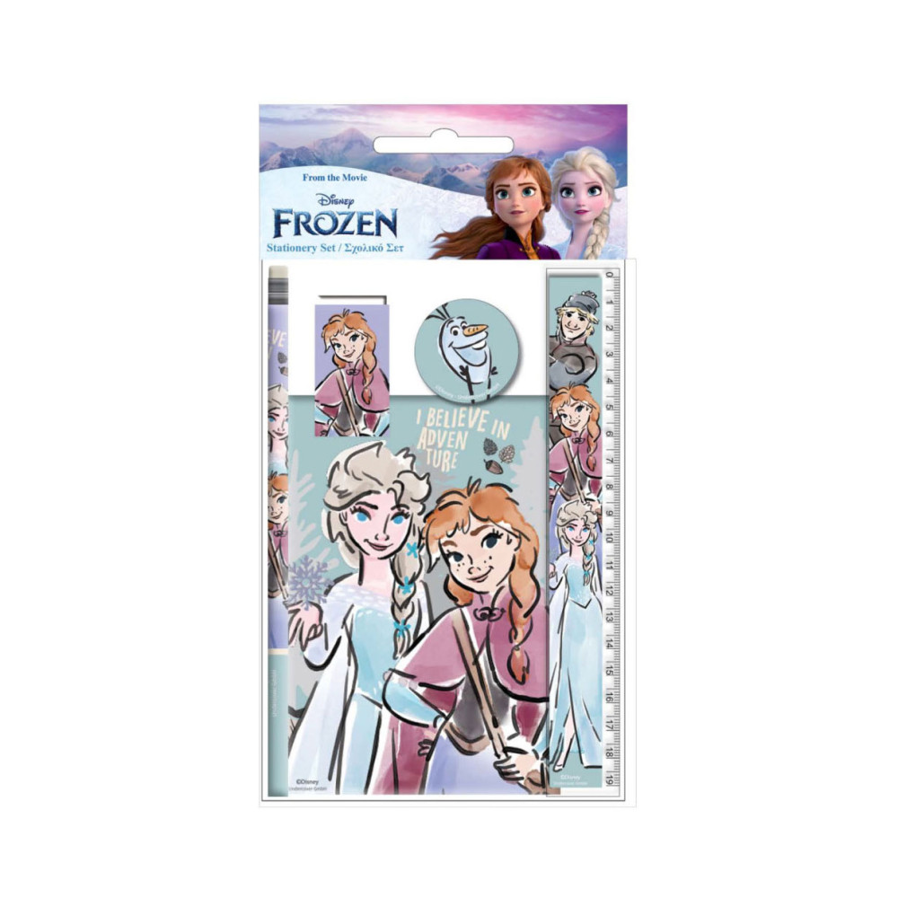 Disney Frozen Adventure σετ γραφικής ύλης 5 τεμάχια