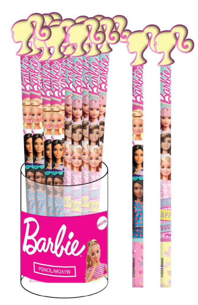 Barbie Happy Thoughts HB graphite Σετ Μολυβιών Γραφίτη