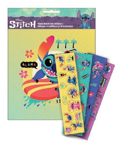 Disney Lilo & Stitch Σετ Αυτοκόλλητων 50 Τεμαχίων 20×26 cm