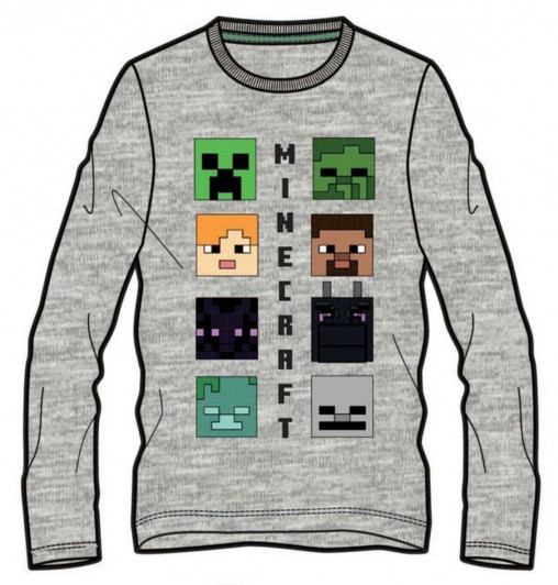 Alternative view of Minecraft Lineup Παιδική Μακρυμάνικη Μπλούζα 10 Ετών / Ύψος 140 εκ.