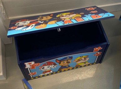 Alternative view of Paw Patrol Ξύλινο Παιχνίδι Αποθήκευσης 55.5×29.5×30 cm