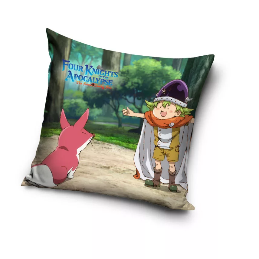 Anime Seven Deadly Sins Παιδική διακοσμητική μαξιλαροθήκη 40x40 cm Βελούδο
